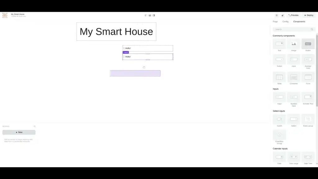 create a dashboard by SmartBase